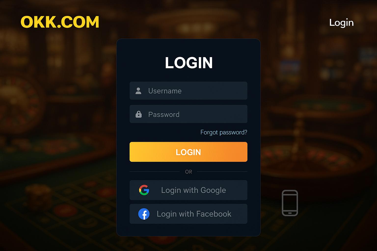 Registro na OKK.COM Garante Acesso a uma Vasta Seleção de jogo